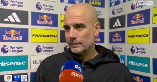 开云体育官网-瓜迪奥拉：感谢英足总让曼城有更少时间备战皇马